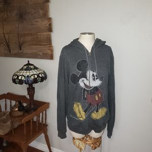 Disney Parks Unisex Mickey Mouse Zip Hoodie